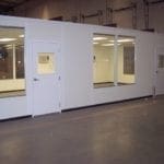 steel post warehouse modular