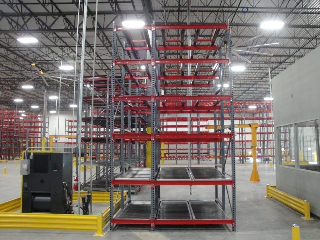 Pallet Flow Pushback Rack