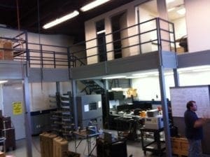 Warehouse Mezzanine with Conv Office
