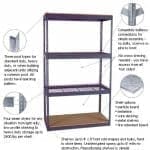 rivet shelving