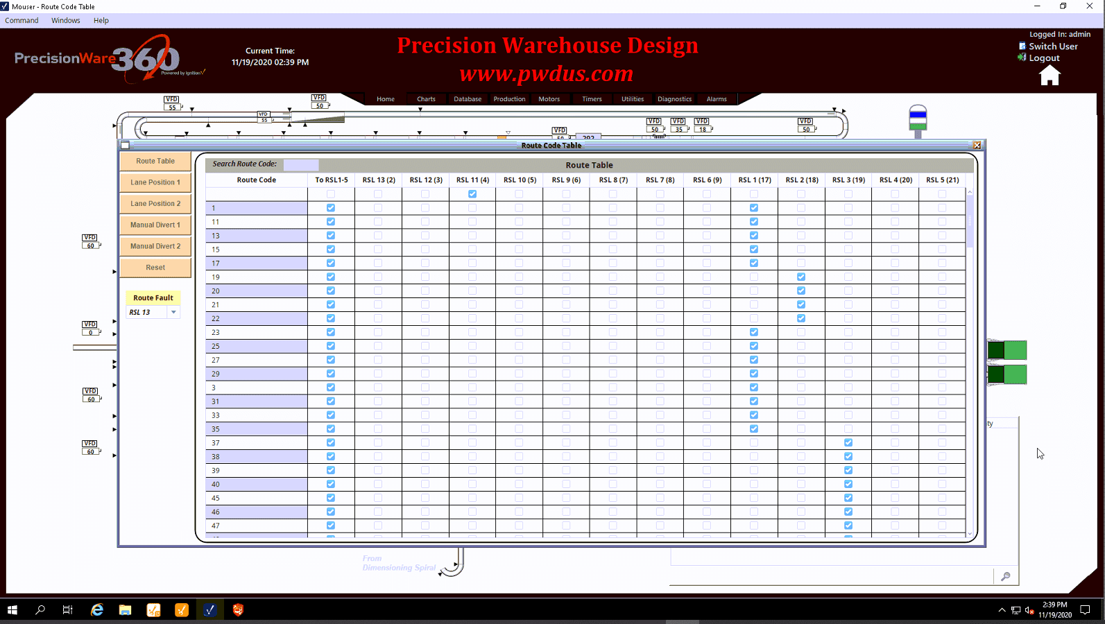 PW360 Sortation